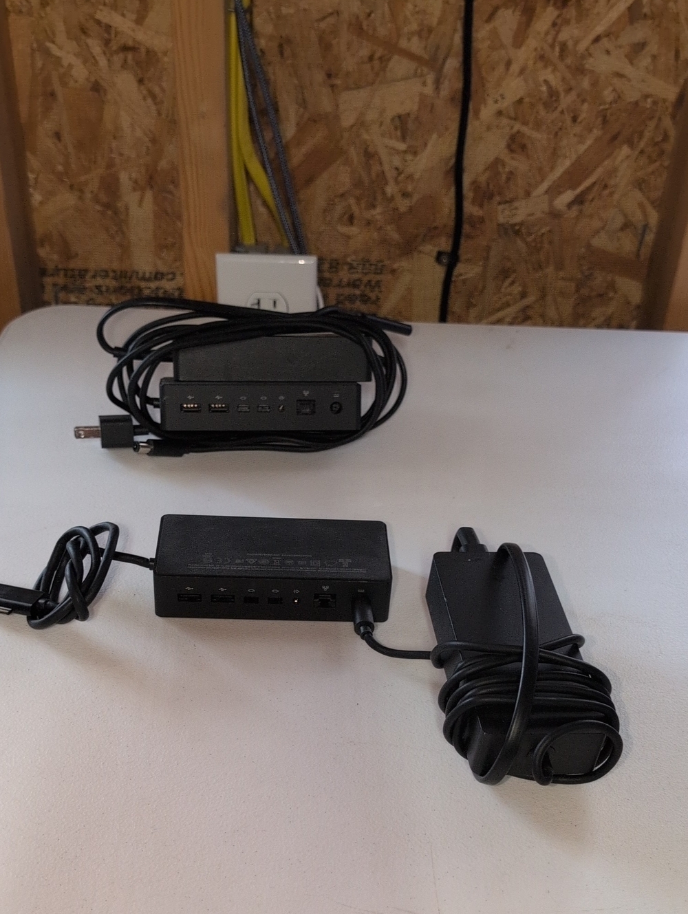 2-Microsoft 1661 Surface Dock Dual Mini DisplayPort Ethernet USB 3.0 Used ,(DO)